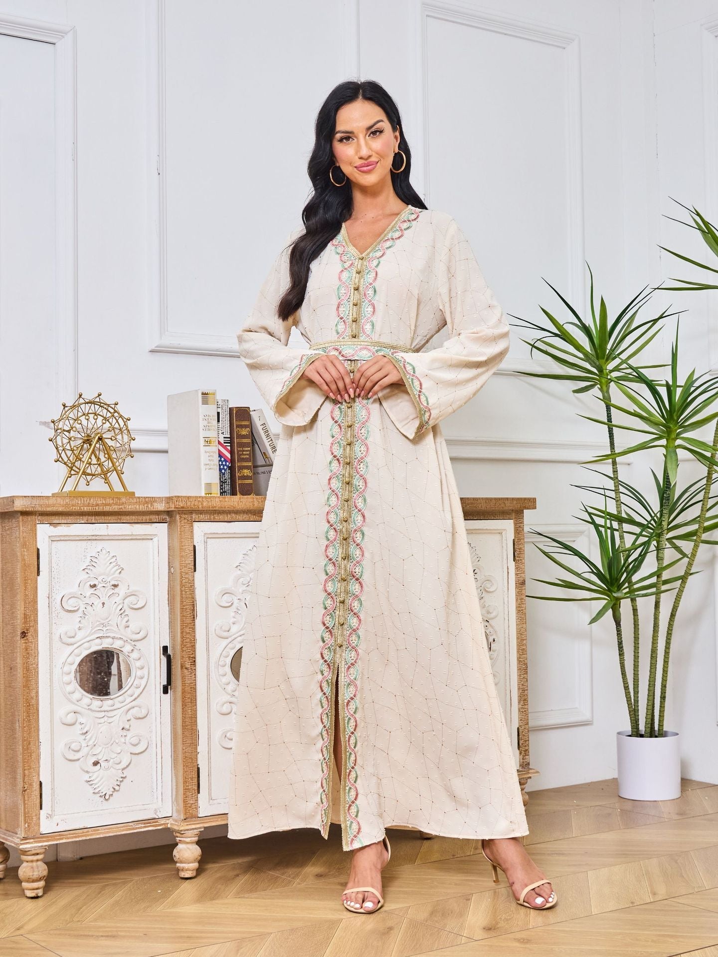 Dubai Abaya Gown Dress With Printed Hot-stone And Embroidered Detailing  Dubai Abaya Gown Dress With Printed Hot-stone And Embroidered Detailing Dubai Abaya Gown Dress With Printed Hot-stone And Embroidered Detailing Dubai Abaya Gown Dress With Printed Hot-stone And Embroidered Detailing Zenzi Style