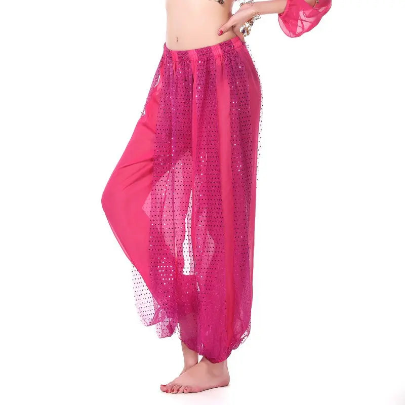 Indian Dance Sequined Bloomers For Women 