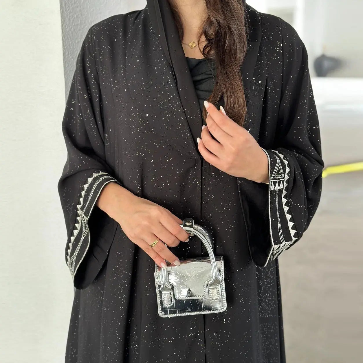 Muslim Modest Women's Arab Abaya Cardigan Robe 