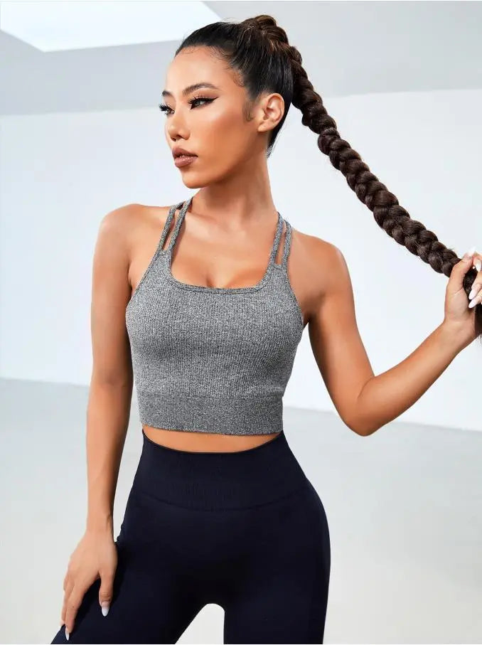Sports Underwear High Elastic Yoga Bra Women's Vest 