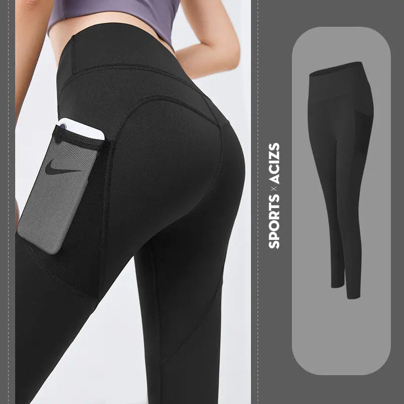 Yoga Pants Women With Pocket Leggings Sport Girl Gym Leggings Women 