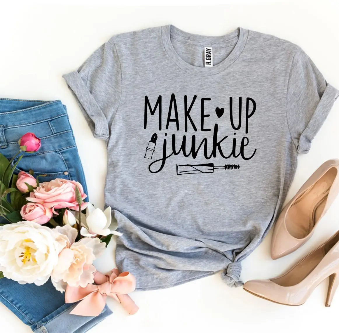 Make Up Junkie T-shirt 