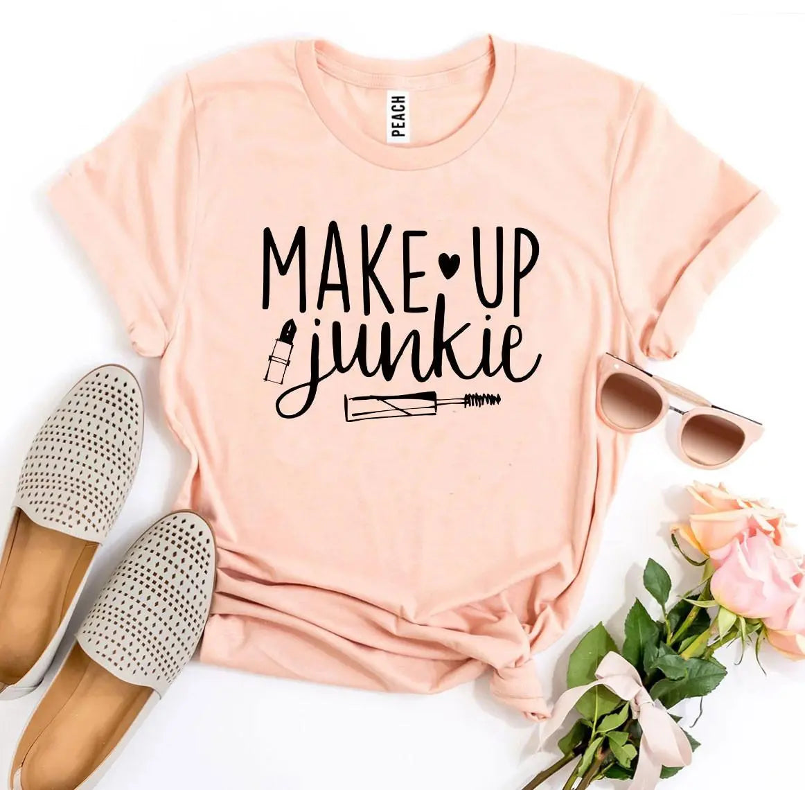 Make Up Junkie T-shirt 