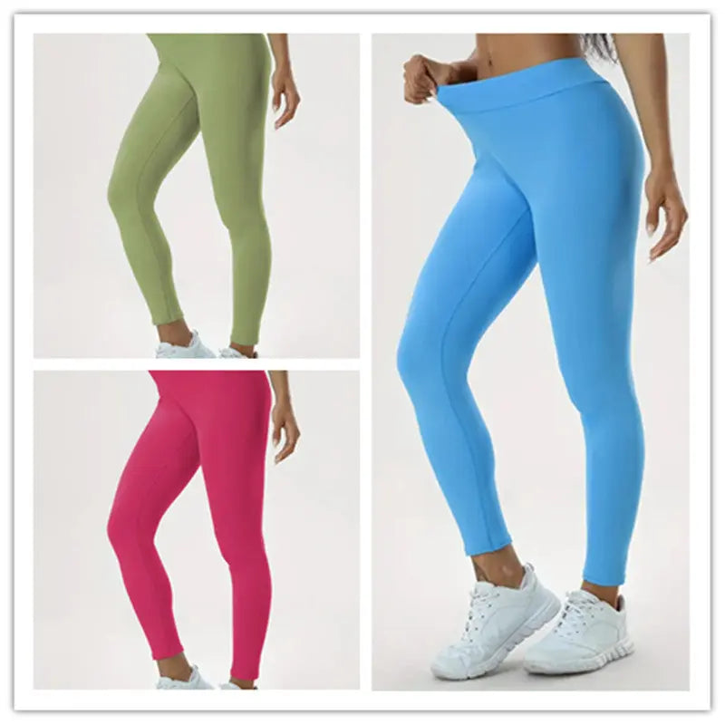 Women's Yoga Pants High Waist Lift High Elastic Tight Fitness Trousers 