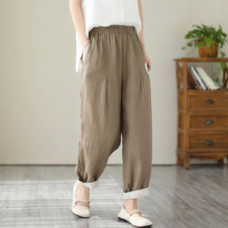 Loose Large Size Slimming High Waist 