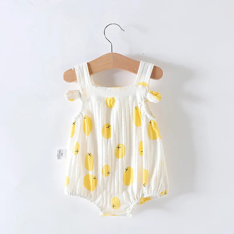Baby Girl One-piece Dress Newborn Baby Triangle Romper 