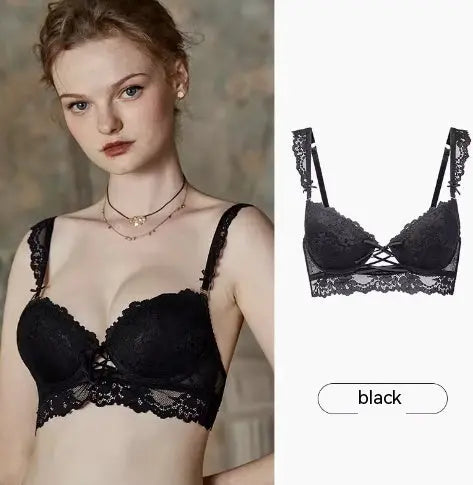 Adjustable Bra French Lace Bra Set 