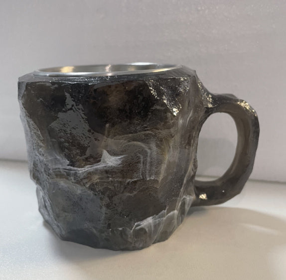 Crystal Coffee Mugs With Handles Elegant Fake Mineral Crystal Cup