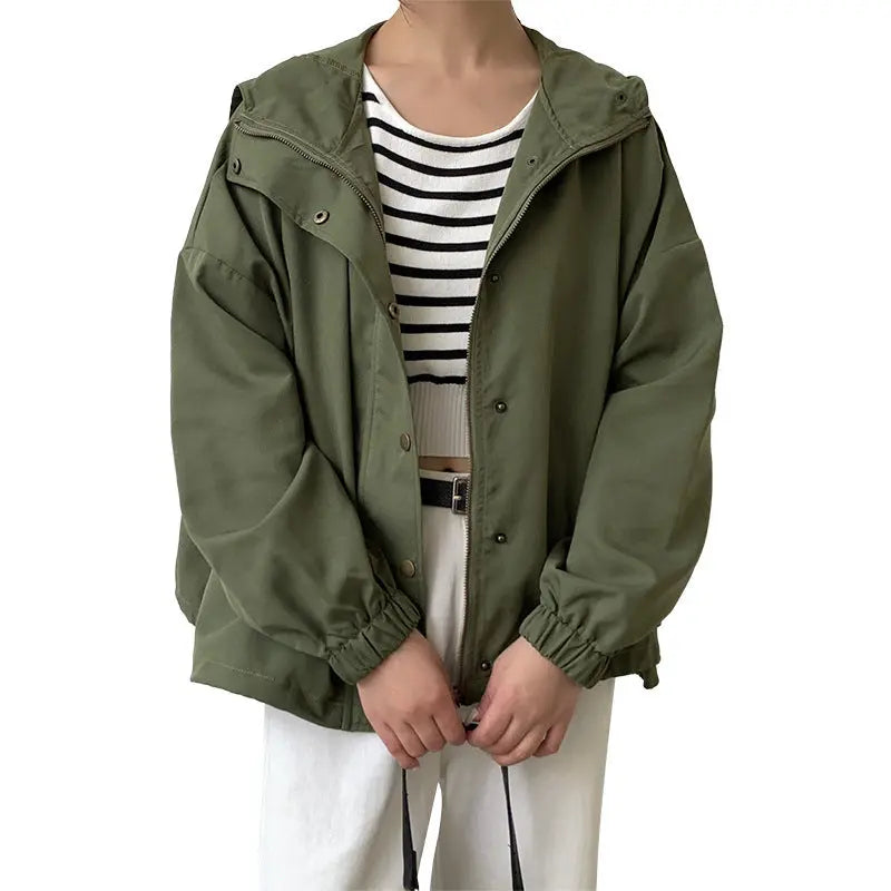 Special-interest Design Loose-fitting Short Coat Women's Casual 
