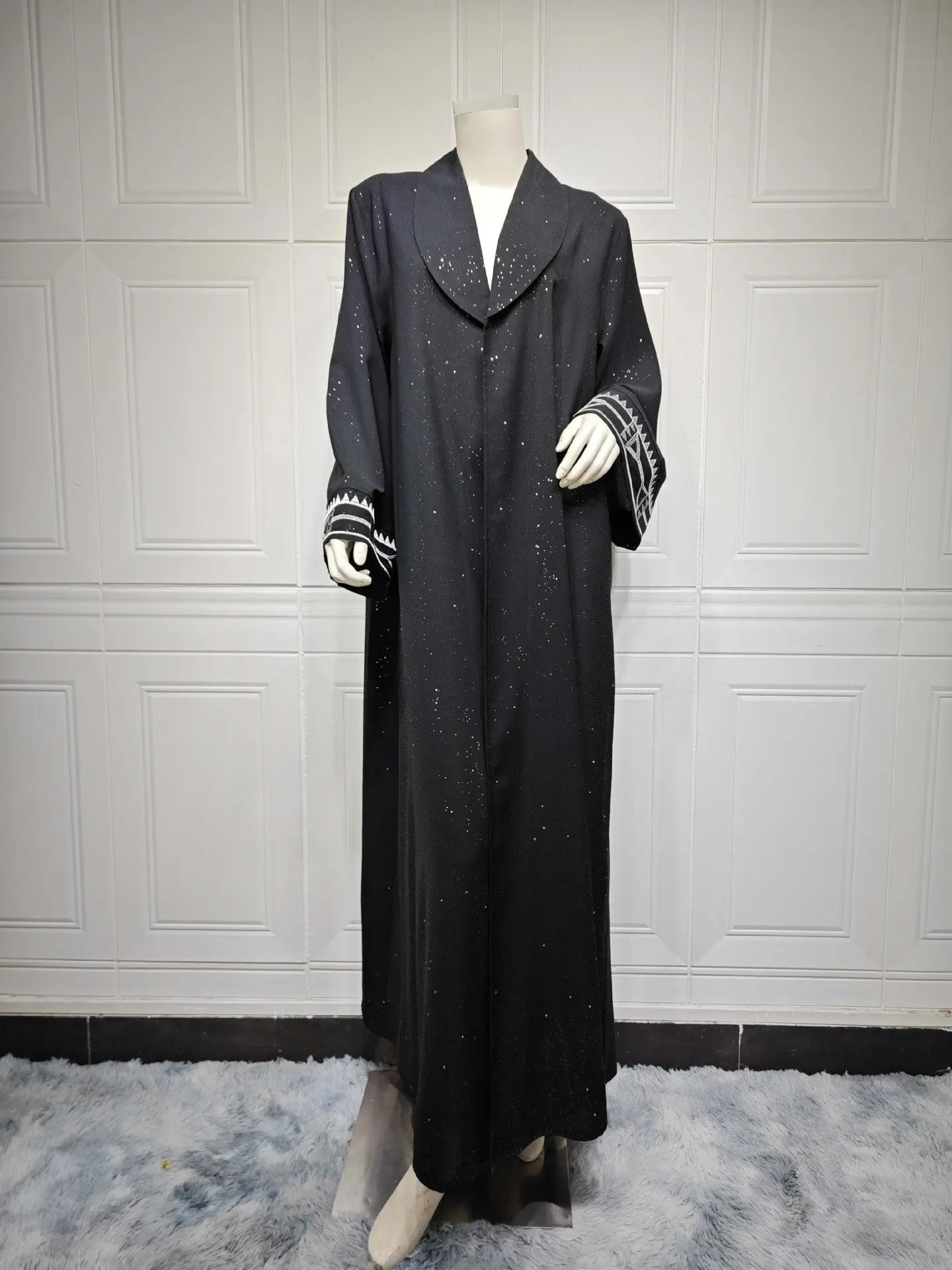 Muslim Modest Women's Arab Abaya Cardigan Robe 