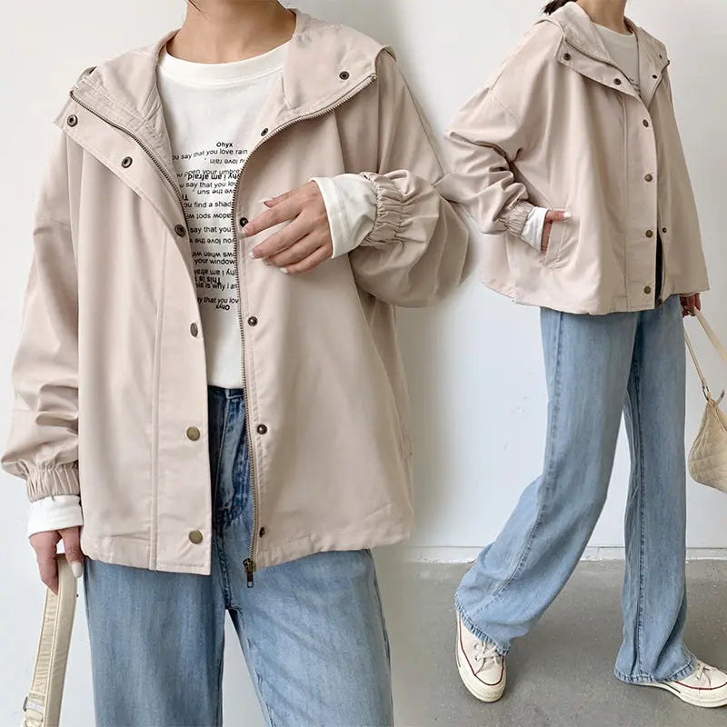 Special-interest Design Loose-fitting Short Coat Women's Casual 