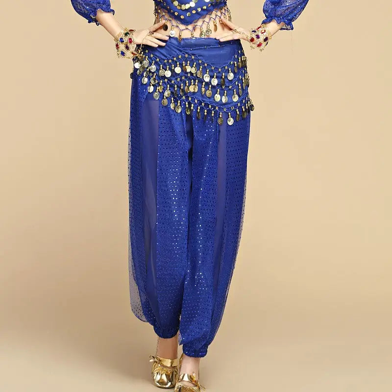 Indian Dance Sequined Bloomers For Women 
