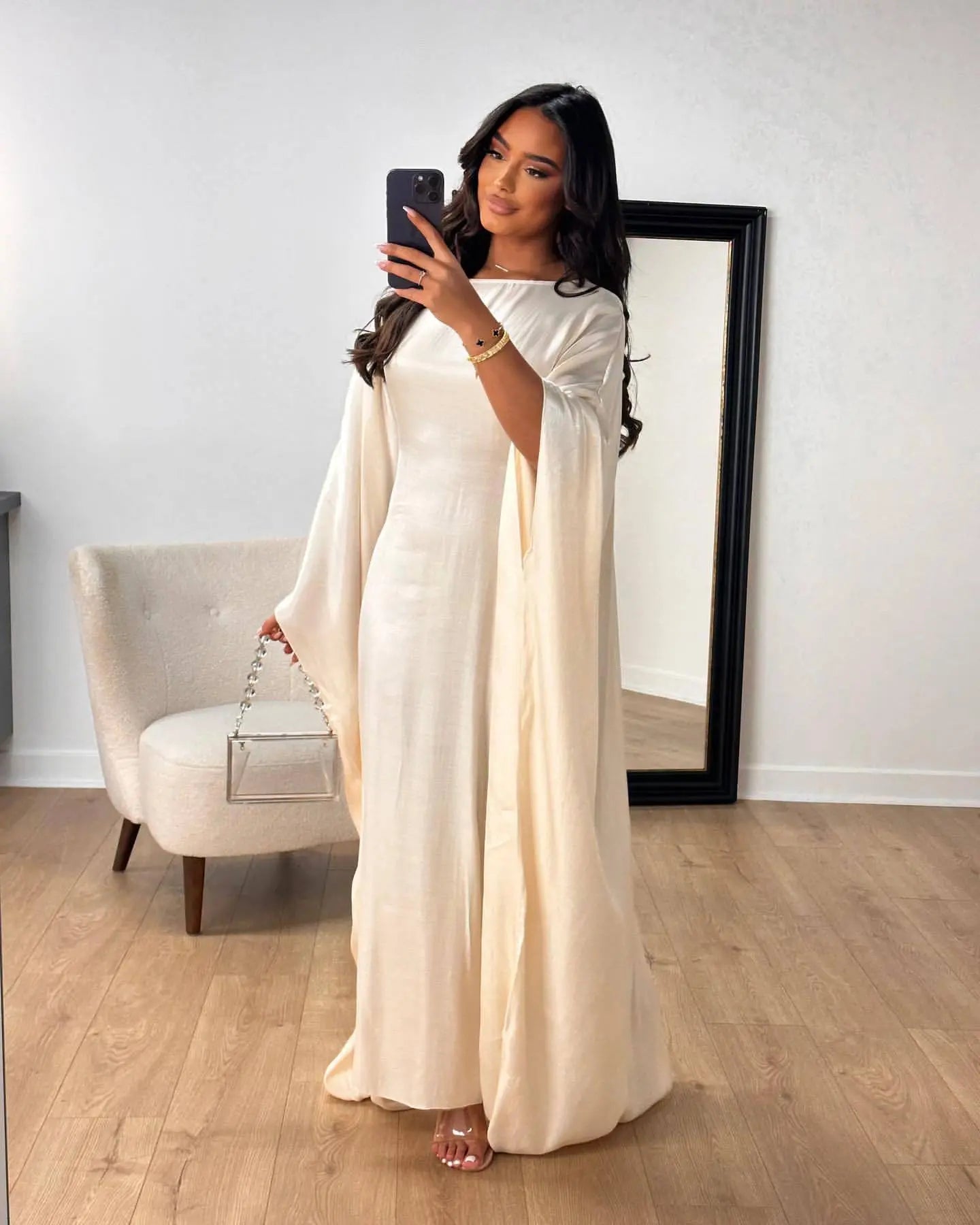 Spring And Summer Party Party Flash Cloth Dress Robe 