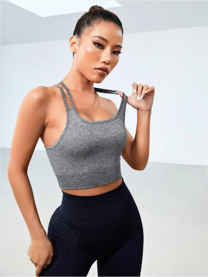 Sports Underwear High Elastic Yoga Bra Women's Vest 