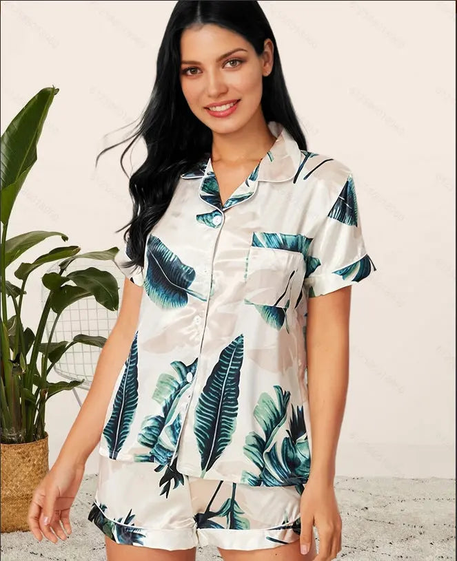 Household Clothing Pajama Set For Women 