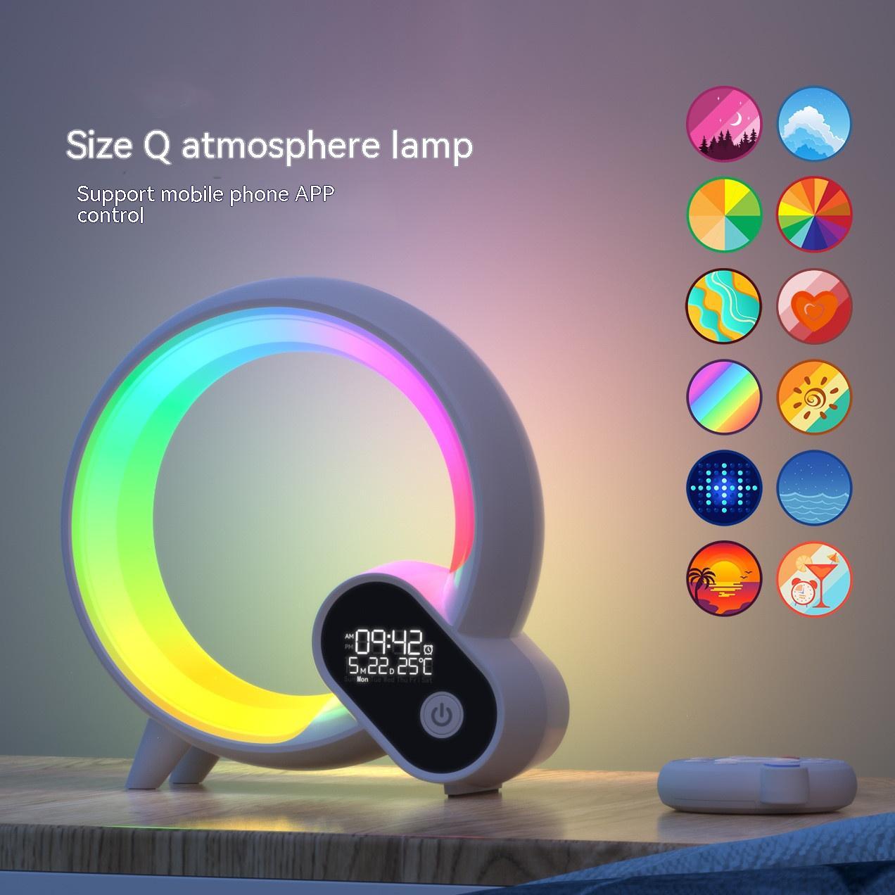 Digital Display Alarm Clock | Creative Q Light Analog Sunrise