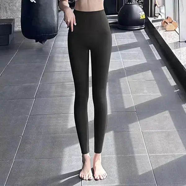 Fleece Thickened Leggings Winter -20 To 5 Shark Pants For Women High Waist Tight Skinny Tummy Control Buttocks Slimming Yoga Pants 