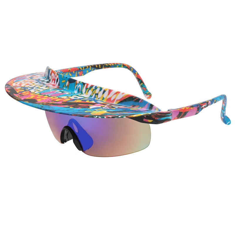 Large Frame Cycling Glasses Are Fashionable And Colorful