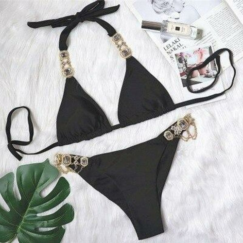 Bikini Jewelled Rhinestones Luxury Diamond Bikini Women Swimwear