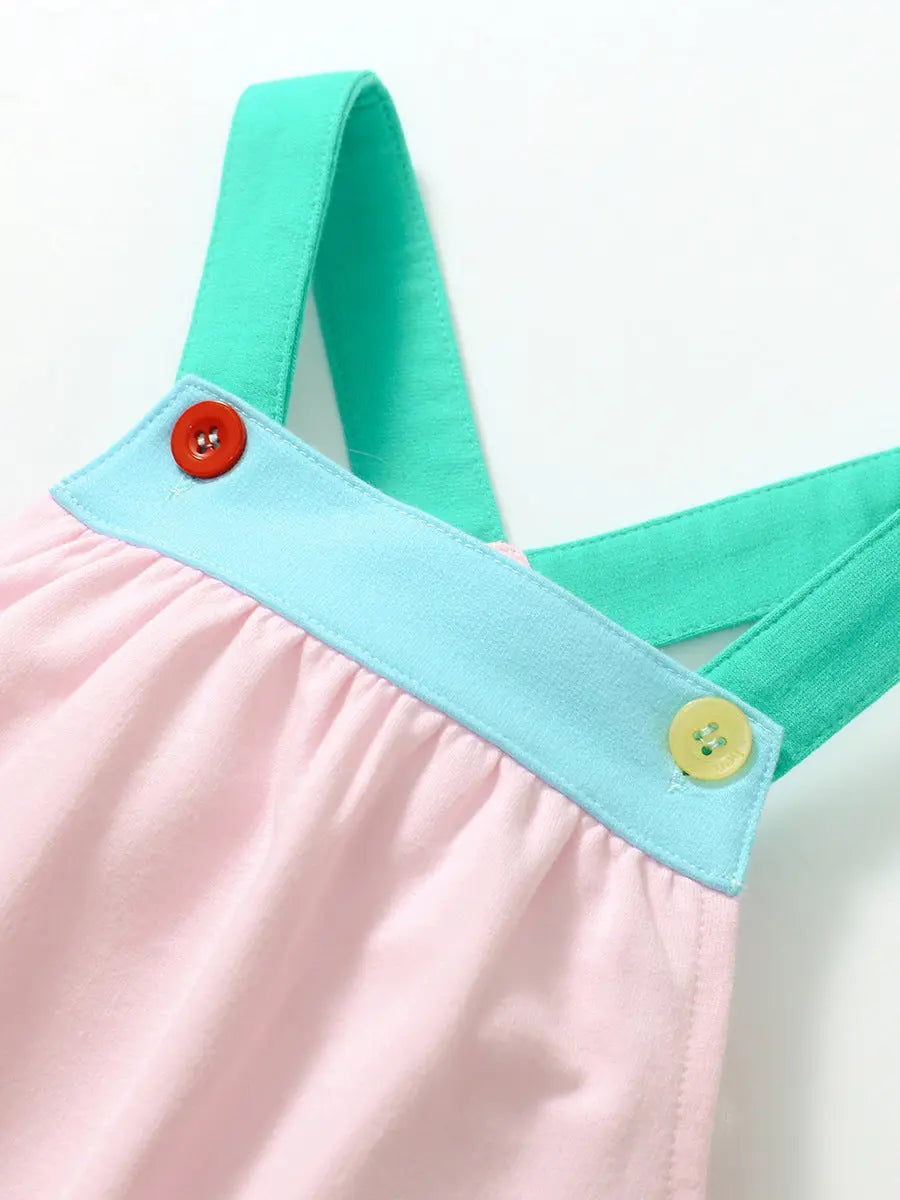 Arrival Summer Baby Girls Short Sleeves Simple Striped Top and Color 