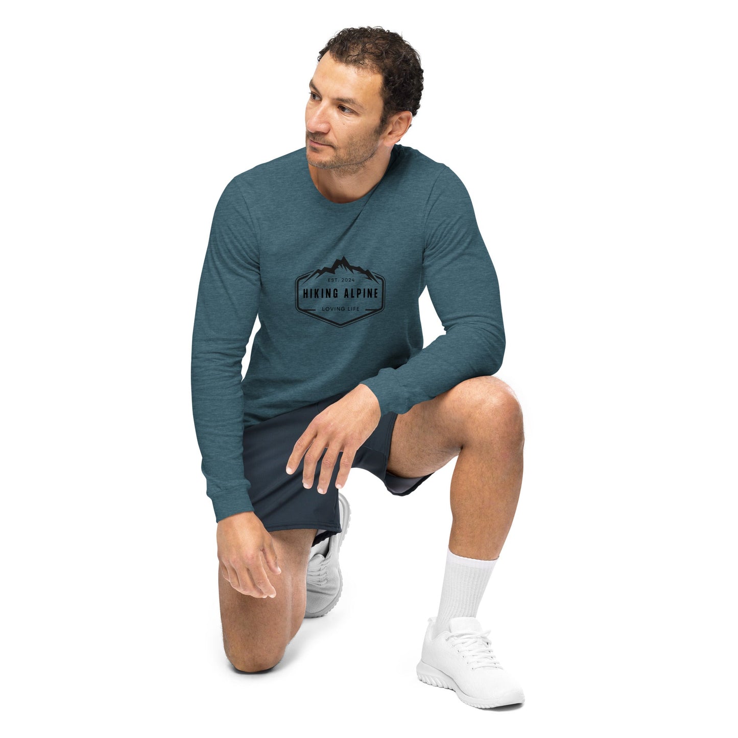 Hiking Alpine Trails Unisex Long Sleeve Tee