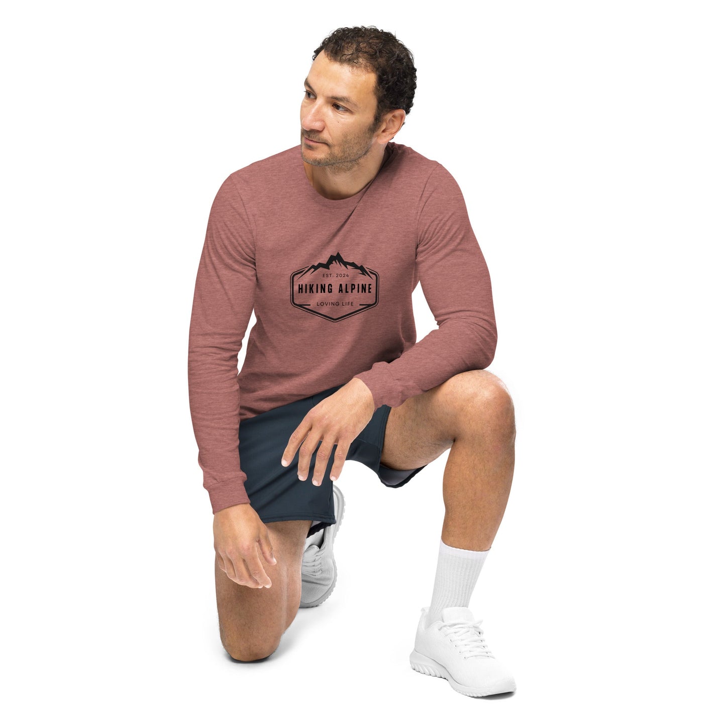 Hiking Alpine Trails Unisex Long Sleeve Tee