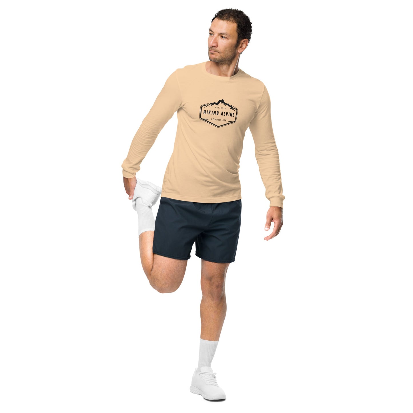 Hiking Alpine Trails Unisex Long Sleeve Tee