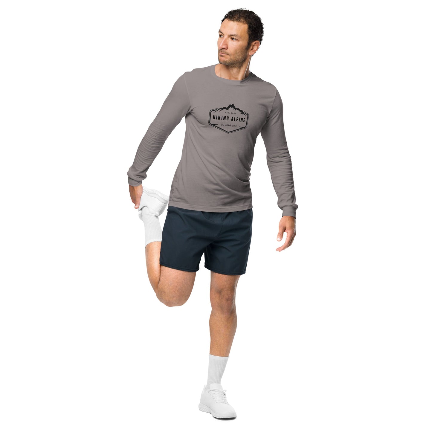 Hiking Alpine Trails Unisex Long Sleeve Tee