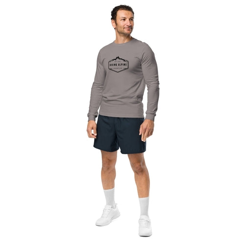 Hiking Alpine Trails Unisex Long Sleeve Tee