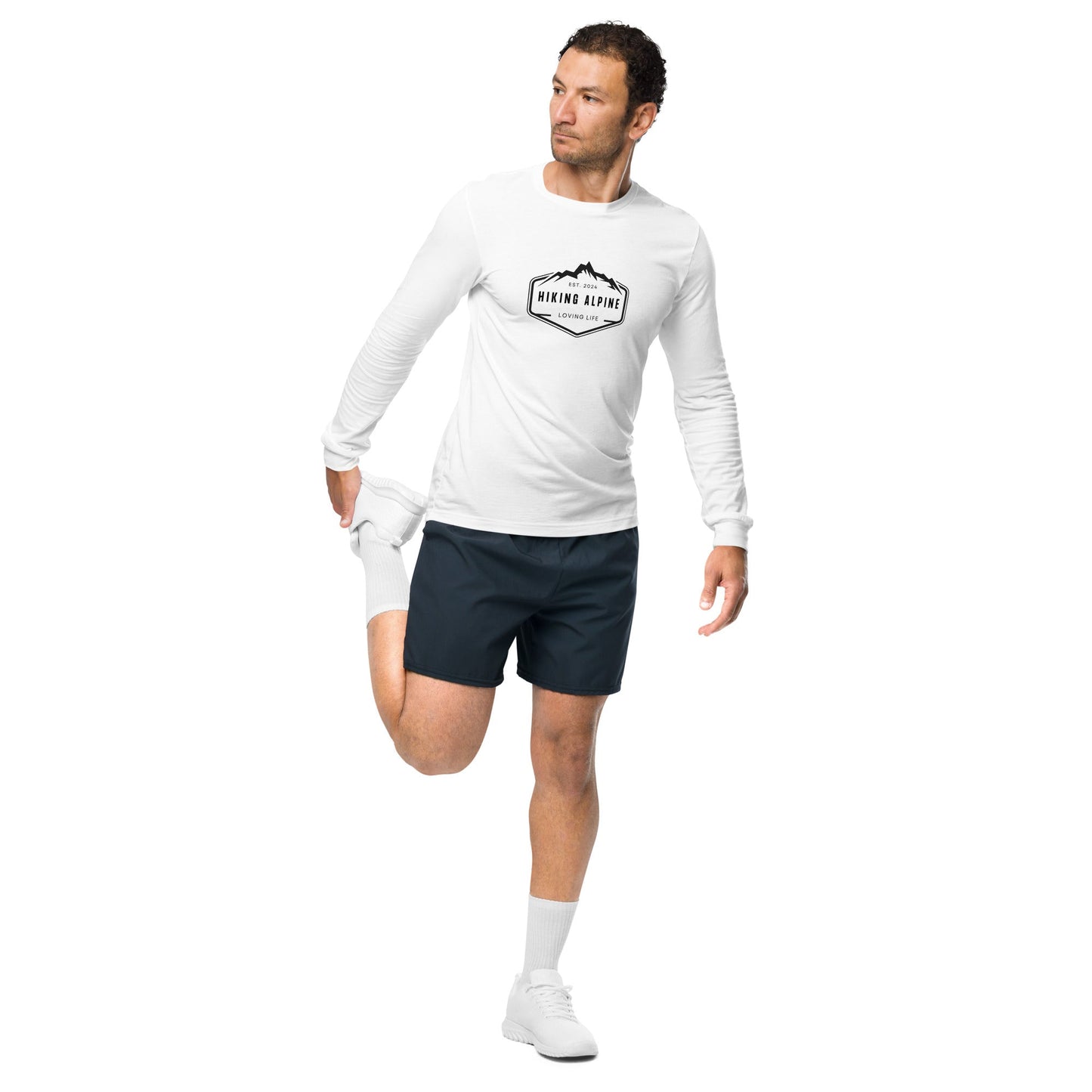 Hiking Alpine Trails Unisex Long Sleeve Tee